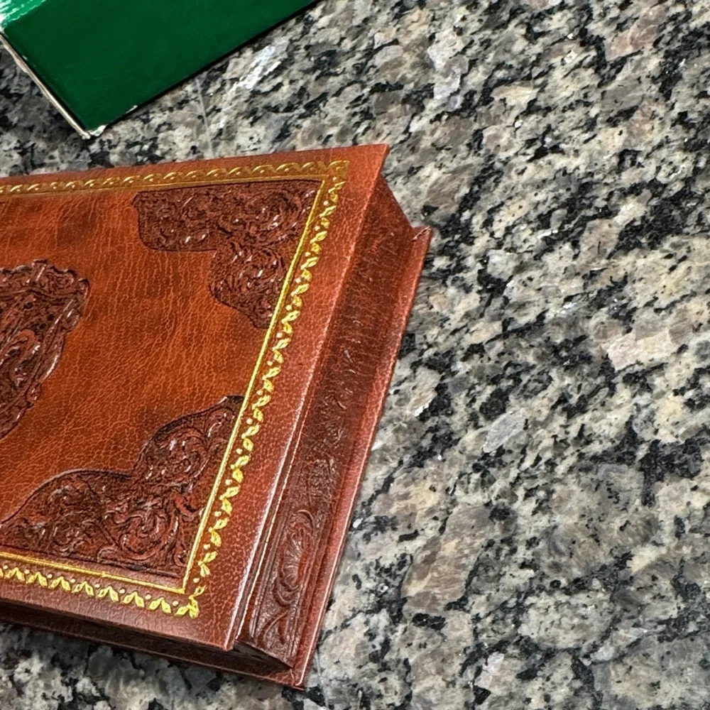 Italfama leatherette double Domino Set made in Italy - Picture 16 of 16